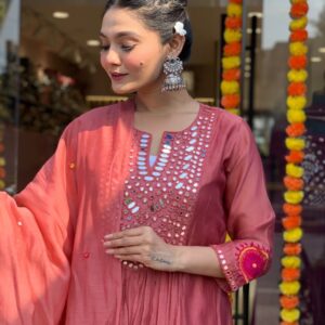 Cotton Anarkali Kurta Set