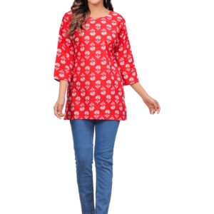 Ikat printed kurti